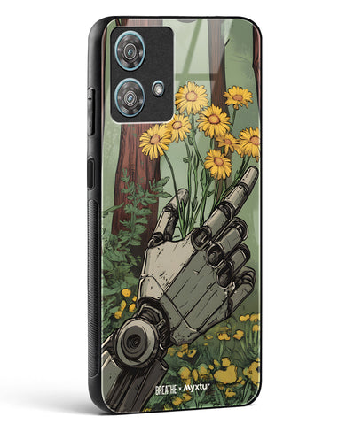Metal and Bloom [BREATHE] Glass Case Phone Cover (Motorola)
