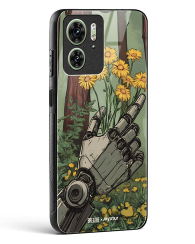 Metal and Bloom [BREATHE] Glass Case Phone Cover (Motorola)