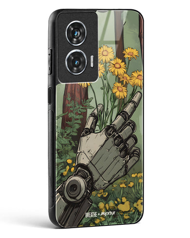 Metal and Bloom [BREATHE] Glass Case Phone Cover (Motorola)