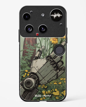 Metal and Bloom [BREATHE] Glass Case Phone Cover (Nothing)