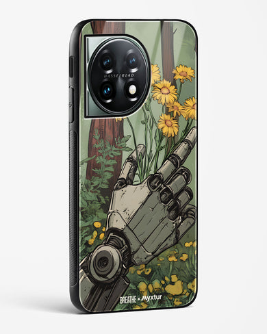 Metal and Bloom [BREATHE] Glass Case Phone Cover (OnePlus)