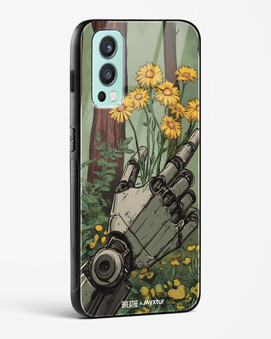 Metal and Bloom [BREATHE] Glass Case Phone Cover (OnePlus)