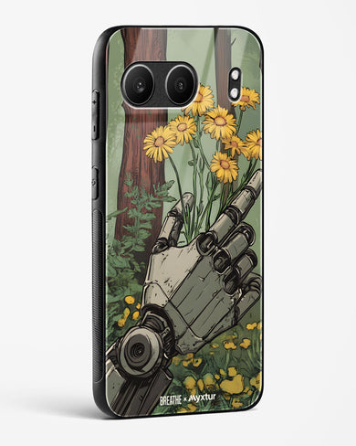 Metal and Bloom [BREATHE] Glass Case Phone Cover (OnePlus)