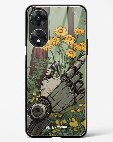 Metal and Bloom [BREATHE] Glass Case Phone Cover (Oppo)