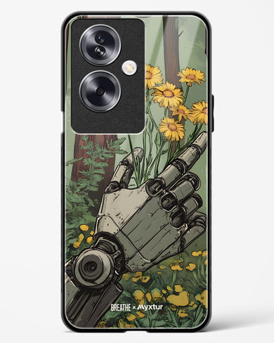 Metal and Bloom [BREATHE] Glass Case Phone Cover (Oppo)