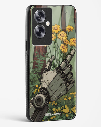 Metal and Bloom [BREATHE] Glass Case Phone Cover (Oppo)