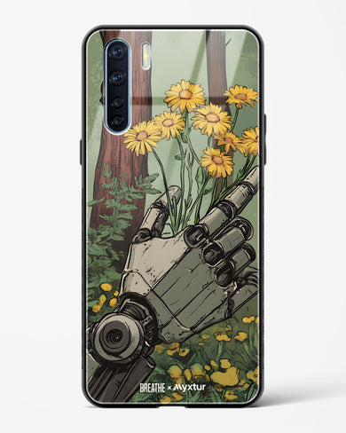 Metal and Bloom [BREATHE] Glass Case Phone Cover (Oppo)