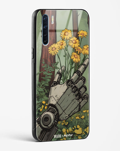 Metal and Bloom [BREATHE] Glass Case Phone Cover (Oppo)