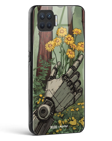 Metal and Bloom [BREATHE] Glass Case Phone Cover (Oppo)