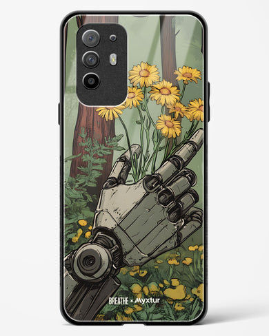 Metal and Bloom [BREATHE] Glass Case Phone Cover (Oppo)