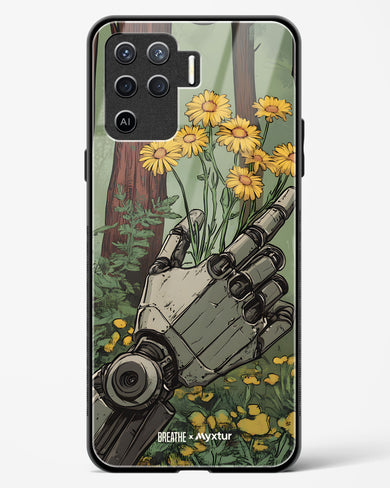 Metal and Bloom [BREATHE] Glass Case Phone Cover (Oppo)