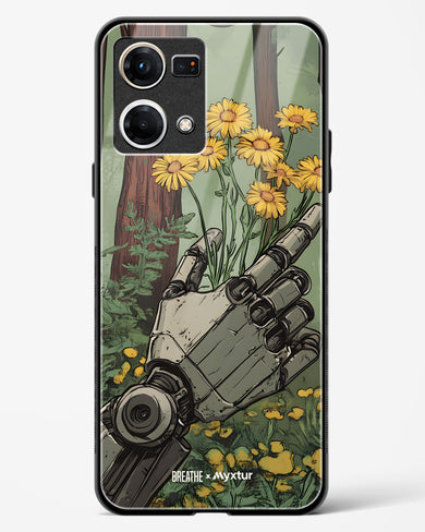 Metal and Bloom [BREATHE] Glass Case Phone Cover (Oppo)