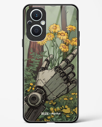 Metal and Bloom [BREATHE] Glass Case Phone Cover (Oppo)