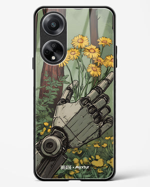 Metal and Bloom [BREATHE] Glass Case Phone Cover (Oppo)
