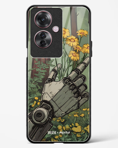 Metal and Bloom [BREATHE] Glass Case Phone Cover (Oppo)