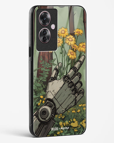 Metal and Bloom [BREATHE] Glass Case Phone Cover (Oppo)