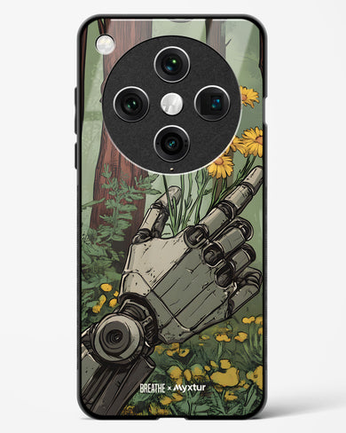 Metal and Bloom [BREATHE] Glass Case Phone Cover (Oppo)