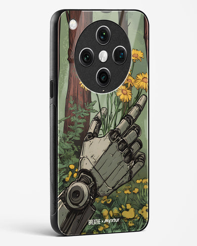 Metal and Bloom [BREATHE] Glass Case Phone Cover (Oppo)