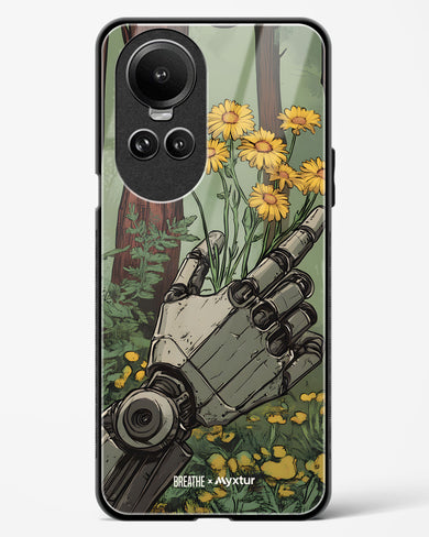 Metal and Bloom [BREATHE] Glass Case Phone Cover (Oppo)