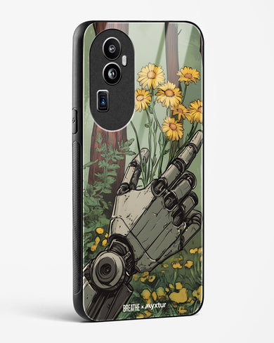 Metal and Bloom [BREATHE] Glass Case Phone Cover (Oppo)