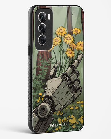 Metal and Bloom [BREATHE] Glass Case Phone Cover (Oppo)