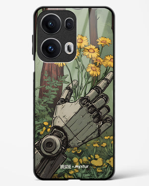 Metal and Bloom [BREATHE] Glass Case Phone Cover (Oppo)