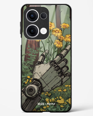 Metal and Bloom [BREATHE] Glass Case Phone Cover (Oppo)