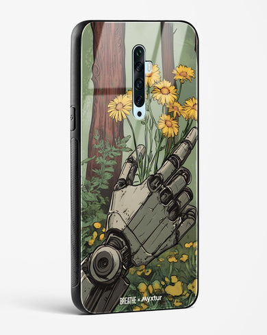 Metal and Bloom [BREATHE] Glass Case Phone Cover (Oppo)