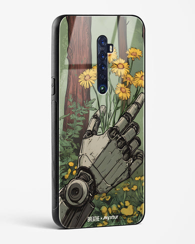 Metal and Bloom [BREATHE] Glass Case Phone Cover (Oppo)