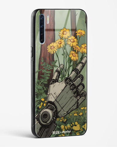 Metal and Bloom [BREATHE] Glass Case Phone Cover (Oppo)