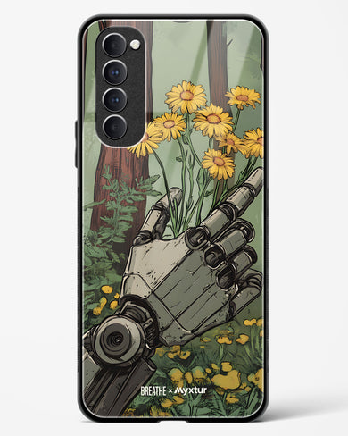 Metal and Bloom [BREATHE] Glass Case Phone Cover (Oppo)