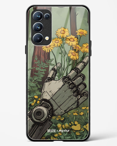 Metal and Bloom [BREATHE] Glass Case Phone Cover (Oppo)