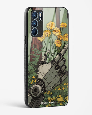 Metal and Bloom [BREATHE] Glass Case Phone Cover (Oppo)