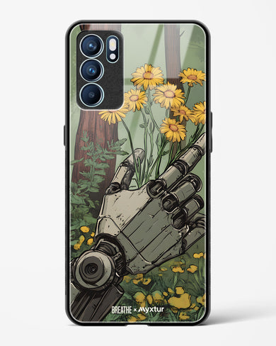 Metal and Bloom [BREATHE] Glass Case Phone Cover (Oppo)