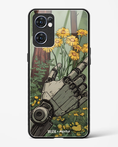 Metal and Bloom [BREATHE] Glass Case Phone Cover (Oppo)