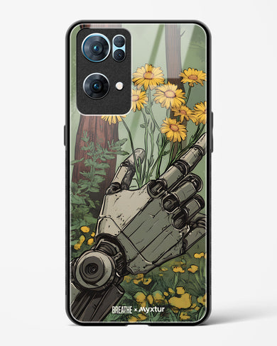 Metal and Bloom [BREATHE] Glass Case Phone Cover (Oppo)