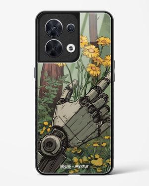 Metal and Bloom [BREATHE] Glass Case Phone Cover (Oppo)