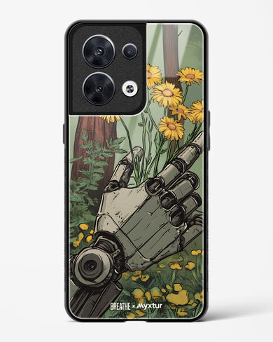 Metal and Bloom [BREATHE] Glass Case Phone Cover (Oppo)