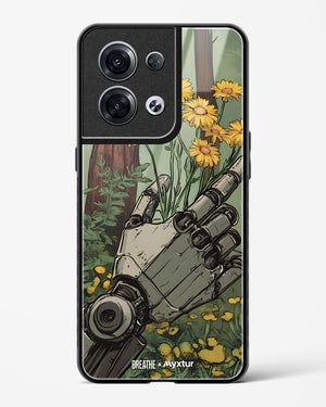 Metal and Bloom [BREATHE] Glass Case Phone Cover (Oppo)