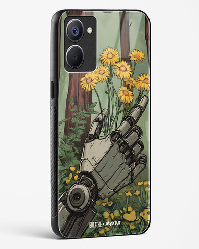 Metal and Bloom [BREATHE] Glass Case Phone Cover (Realme)