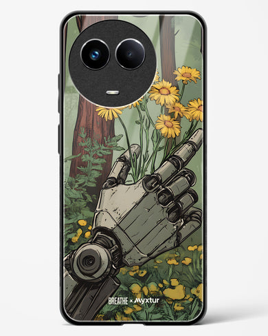 Metal and Bloom [BREATHE] Glass Case Phone Cover (Realme)