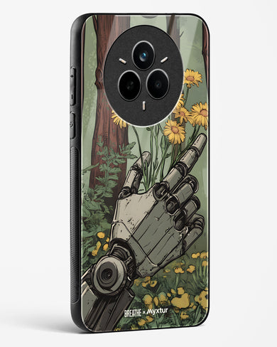 Metal and Bloom [BREATHE] Glass Case Phone Cover (Realme)