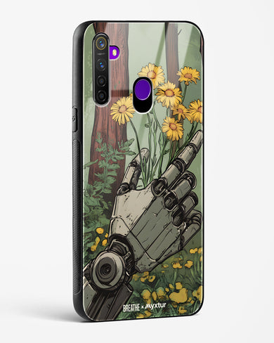 Metal and Bloom [BREATHE] Glass Case Phone Cover (Realme)