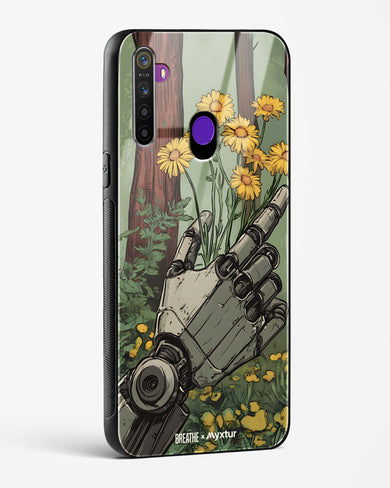 Metal and Bloom [BREATHE] Glass Case Phone Cover (Realme)