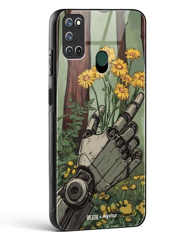 Metal and Bloom [BREATHE] Glass Case Phone Cover (Realme)