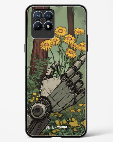 Metal and Bloom [BREATHE] Glass Case Phone Cover (Realme)