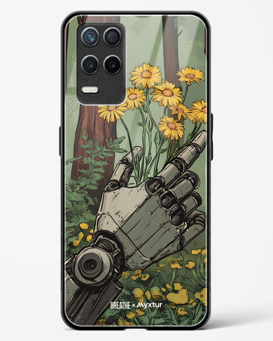 Metal and Bloom [BREATHE] Glass Case Phone Cover (Realme)