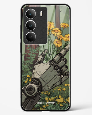Metal and Bloom [BREATHE] Glass Case Phone Cover (Realme)