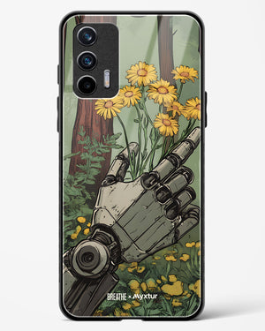 Metal and Bloom [BREATHE] Glass Case Phone Cover (Realme)