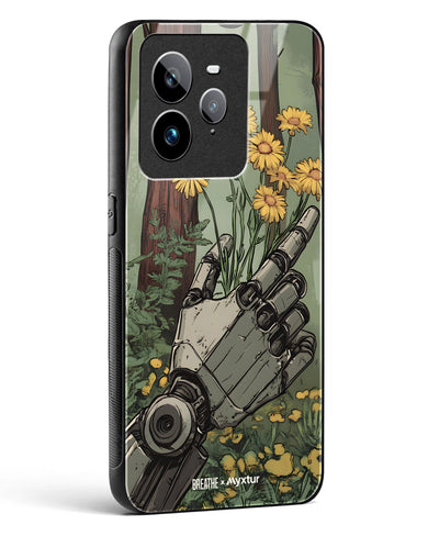 Metal and Bloom [BREATHE] Glass Case Phone Cover (Realme)